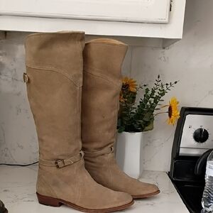 FRYE SUEDE TALL BOOTS